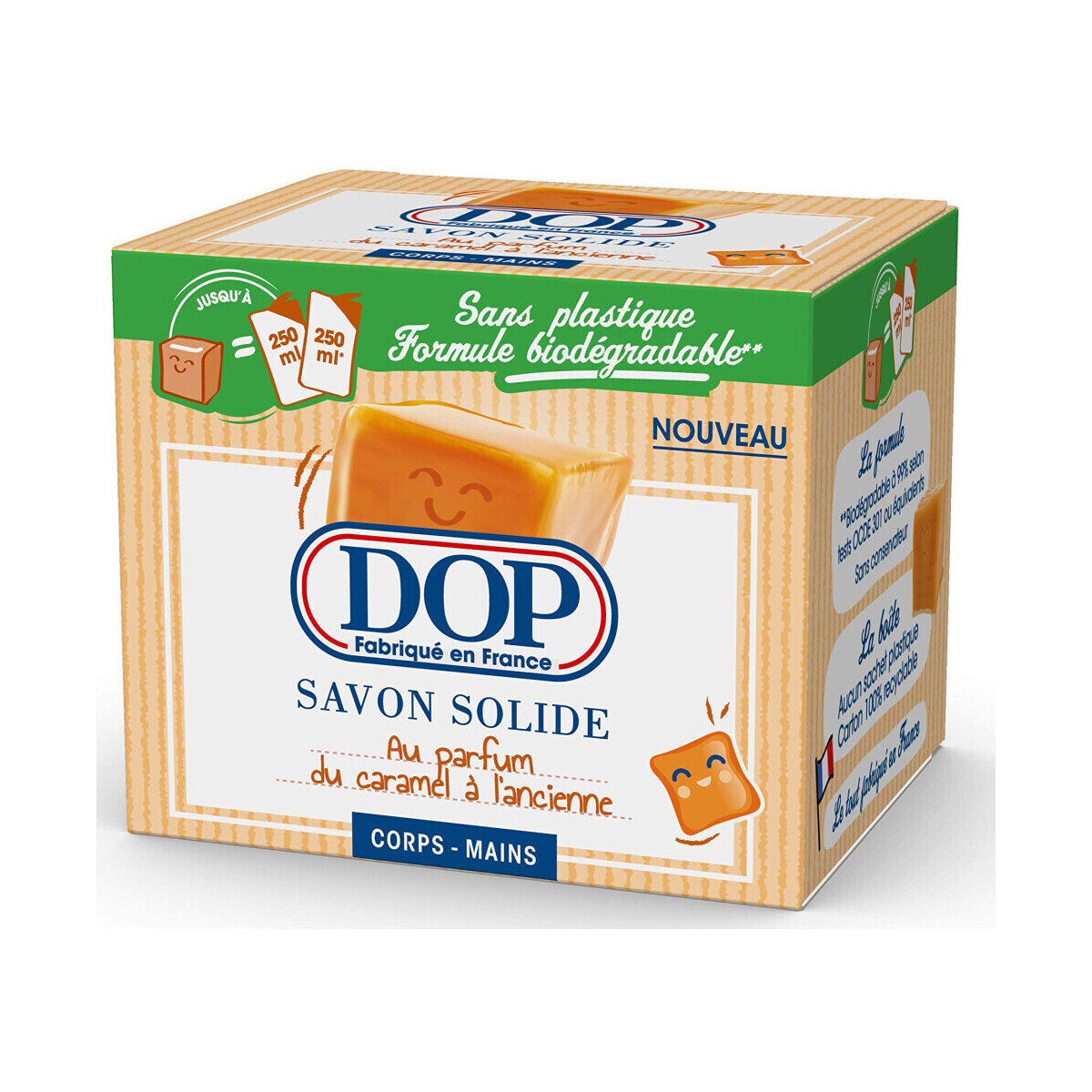 Dop  Solid Soap with Old-Fashioned Caramel Scent 100g