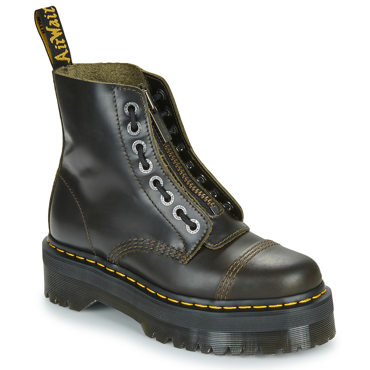 Dr. Martens  Sinclair Dark Taupe Orleans  Zelená