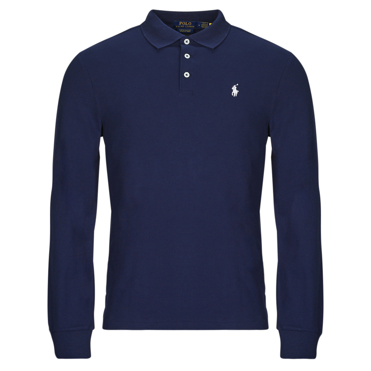 Polo Ralph Lauren  POLO COUPE AJUSTEE SLIM FIT EN COTON STRECH MESH  Tmavě modrá