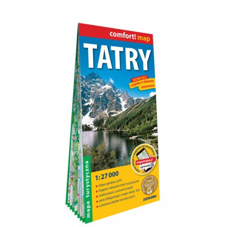 TerraQuest Tatry 1:27 000 turistická mapa laminovaná