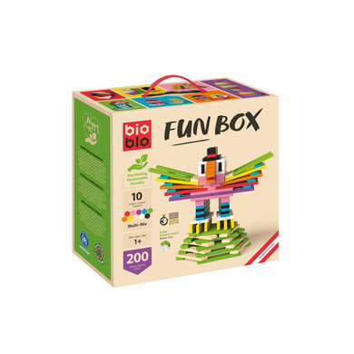 Bioblo FUN BOX Multi Mix - 200 stavebnic v 10 barvách