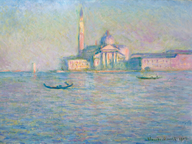 Claude Monet Obrazová reprodukce San Giorgio Maggiore, Venice, 1908, Claude Monet, 40 × 30 cm