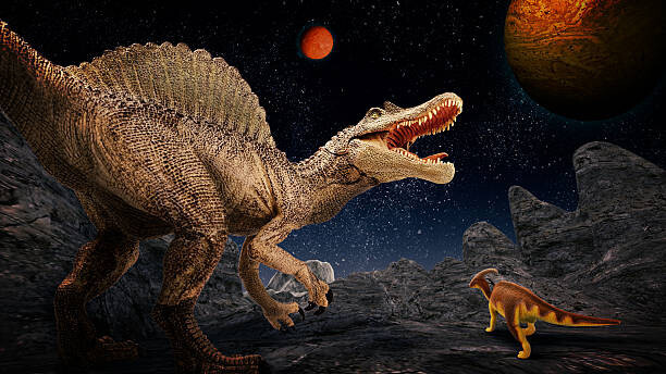 para827 Ilustrace dinosaur, para827, 40 × 22.5 cm