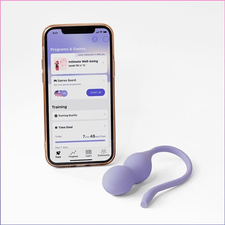 Vaginální trenažér PERIFIT CARE+ PELVIC FLOOR TRAINER App Controlled fialový Perifit