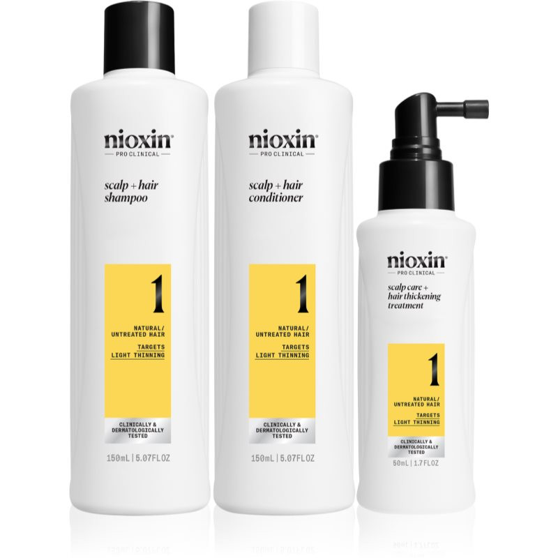 Nioxin Scalp Recovery dárková sada pro jemné nebo řídnoucí vlasy 3 ks