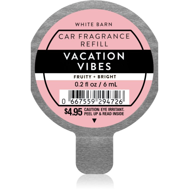 Bath & Body Works Vacation Vibes vůně do auta náhradní náplň 6 ml