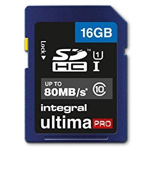 integral SD 16GB SDHC 80Mb/s