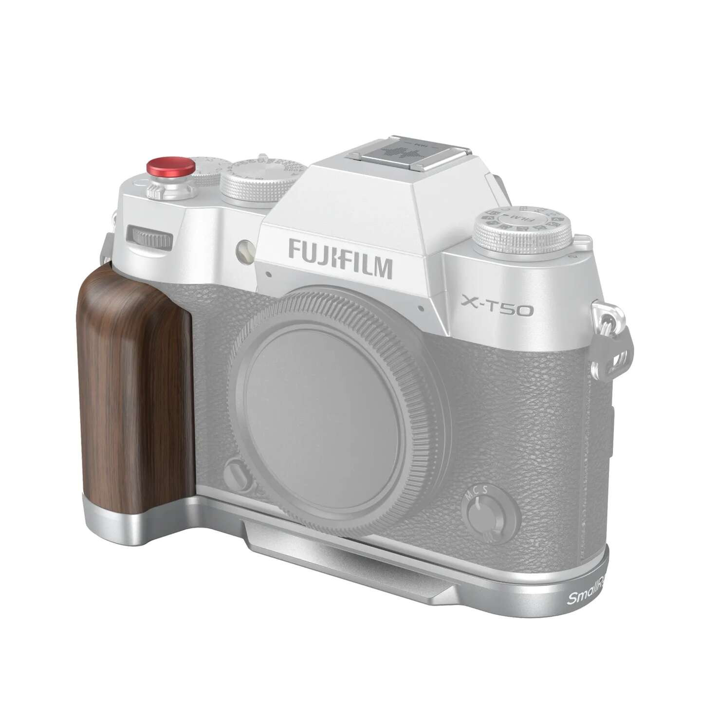 SmallRig Wooden L-Shape Grip for FUJIFILM X-T50 Silver 4735