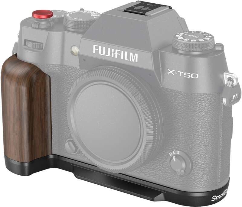 SmallRig Wooden L-Shape Grip for FUJIFILM X-T50 Black 4784