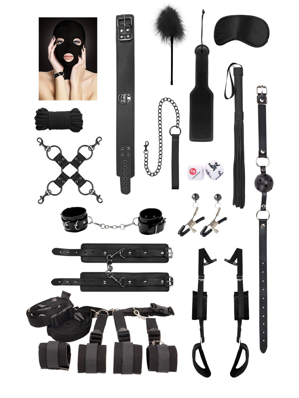 SHOTS BDSM sada Ouch! Advanced Bondage Kit - SHOTS