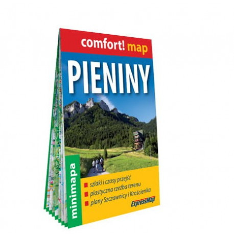 TerraQuest Pieniny Minimap 1:50 000 turistická mapa laminovaná