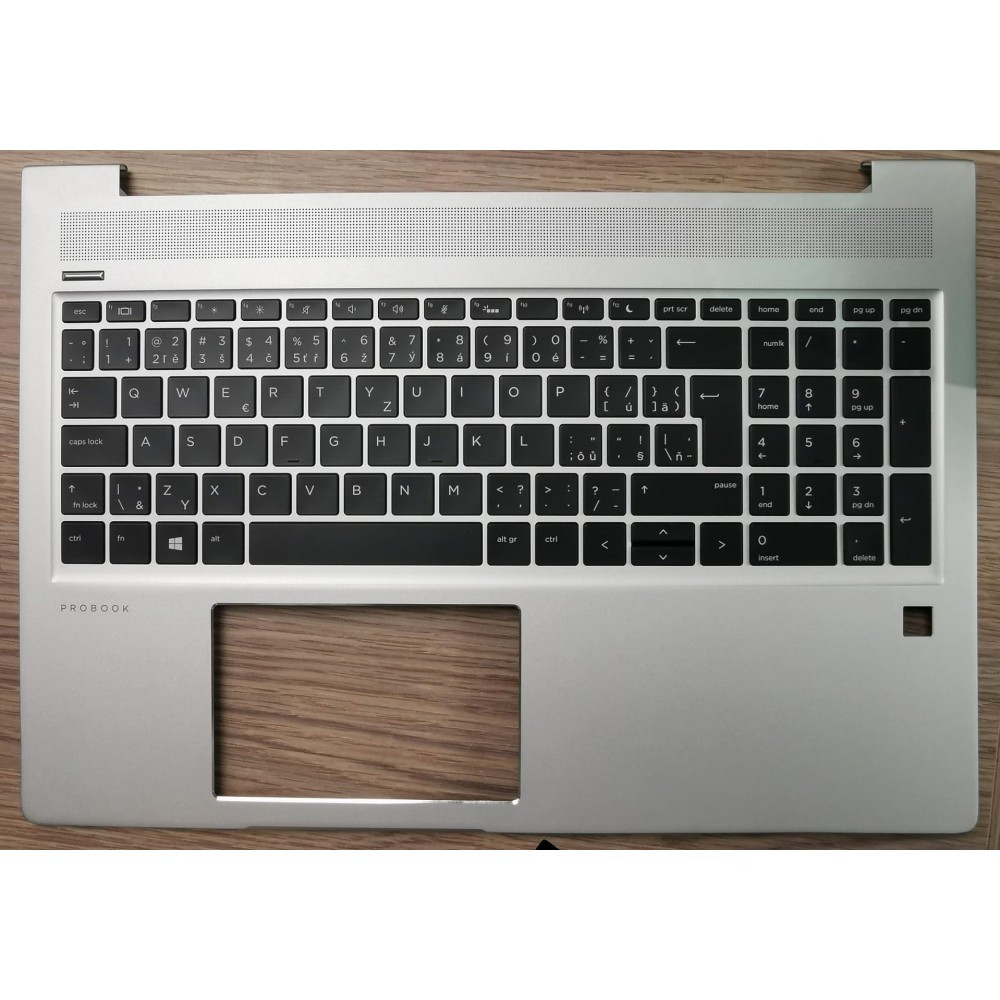česká klávesnice HP Probook 450 G6 450 G7 CZ/SK podsvit palmrest fpr