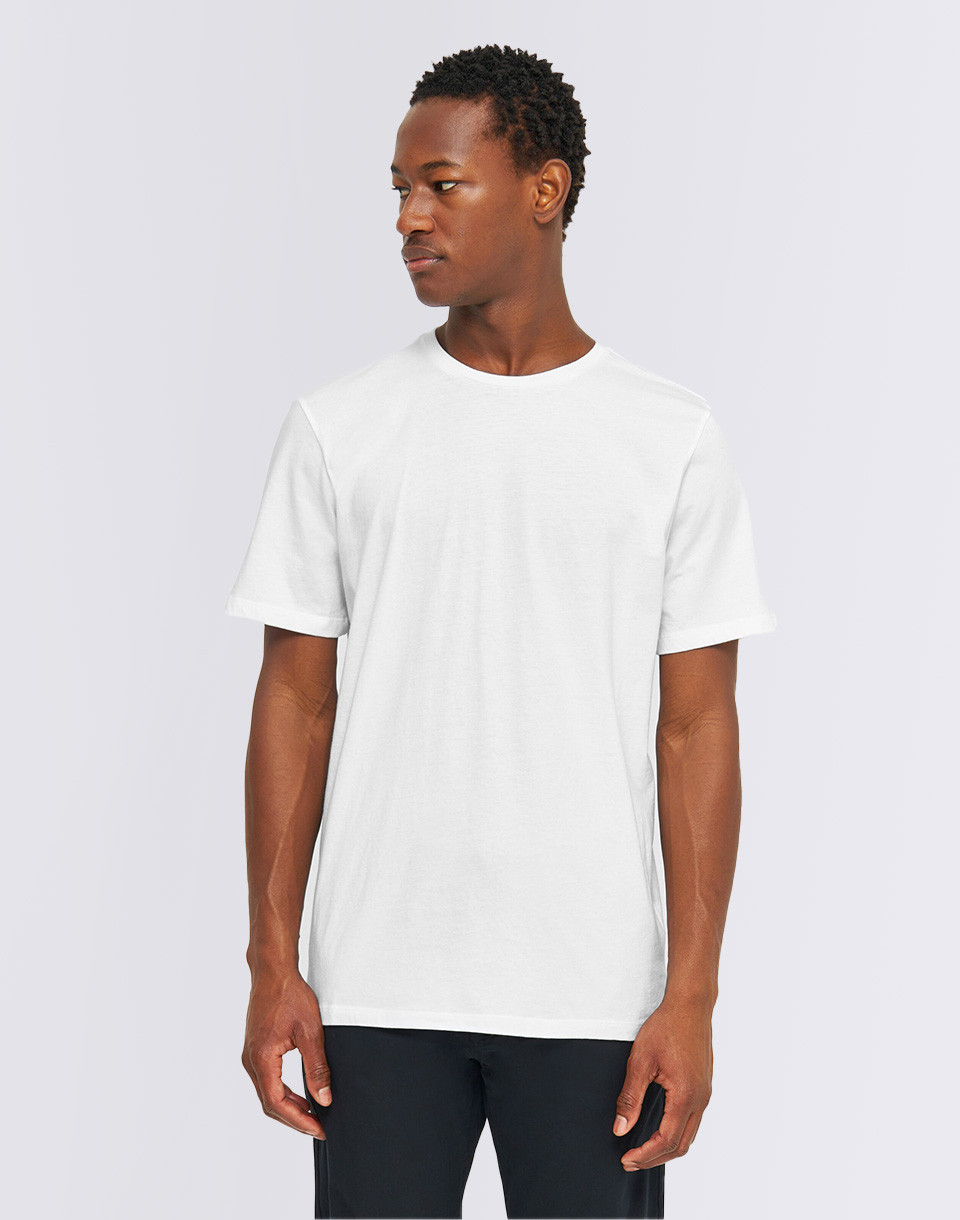 Knowledge Cotton Agnar Basic T-Shirt 1010 Bright White S