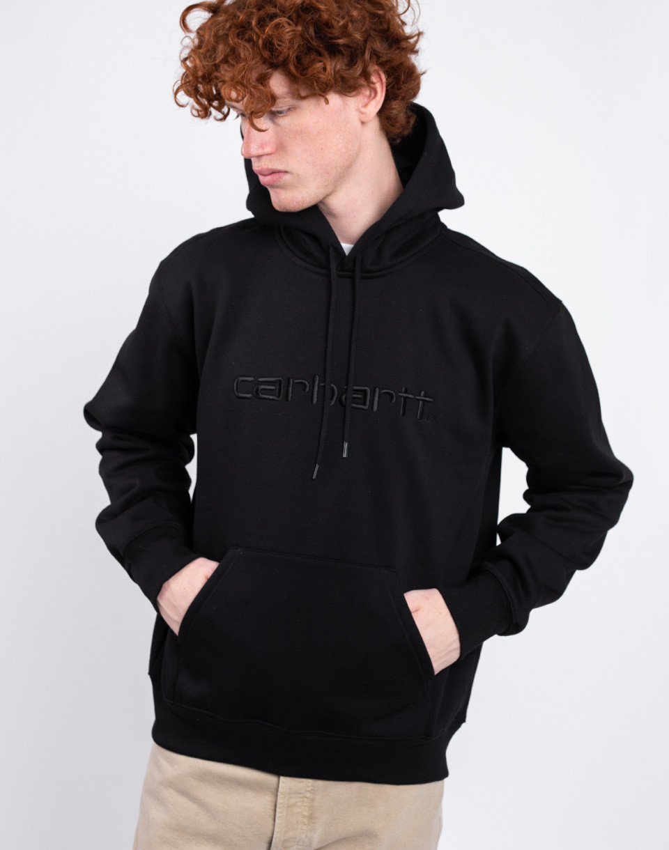 Carhartt WIP Hooded Carhartt Sweat Black / Black S