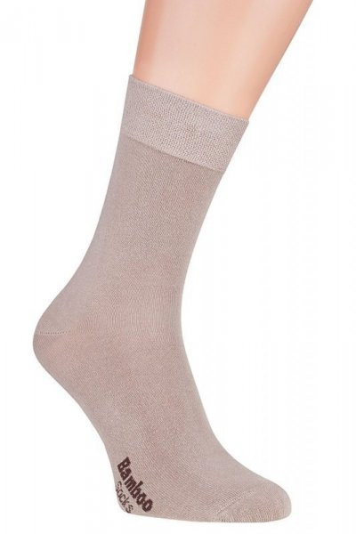 Skarpol 09 béžové bambus Pánské ponožky 39/41 béžová