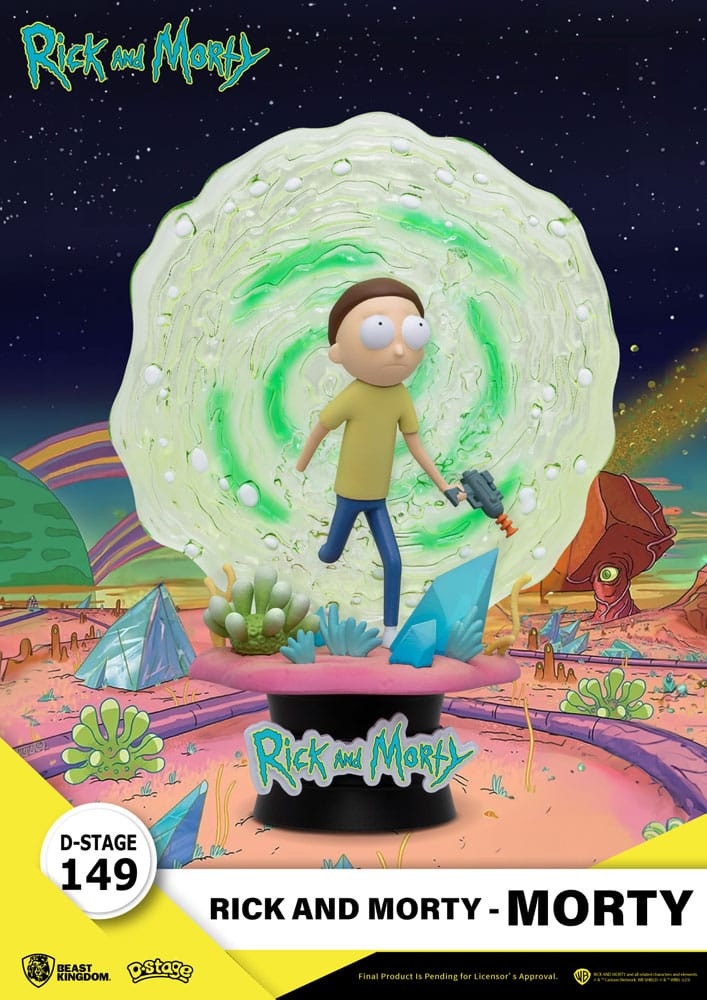 Beast Kingdom Toys | Rick & Morty - D-Stage PVC Diorama Morty 14 cm