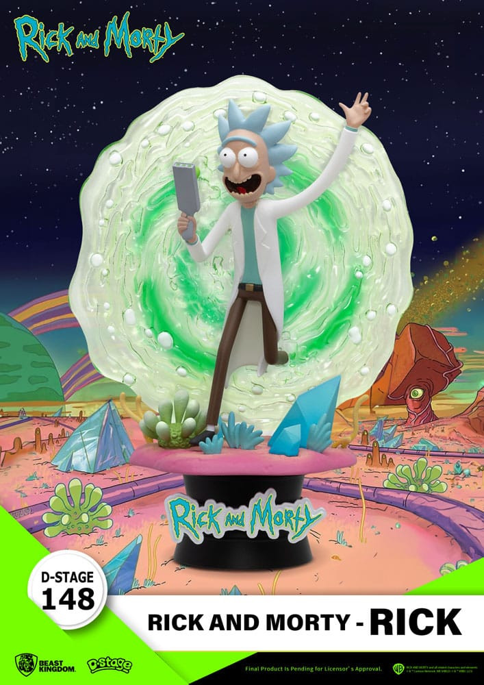 Beast Kingdom Toys | Rick & Morty - D-Stage PVC Diorama Rick 14 cm