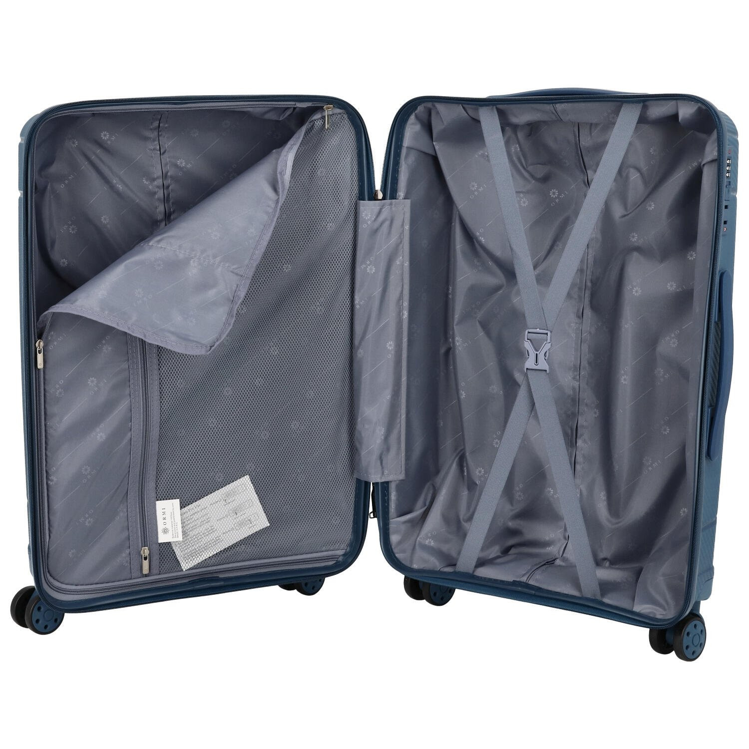 Cestovní plastový kufr Tulakk vel. L, olejová zelená