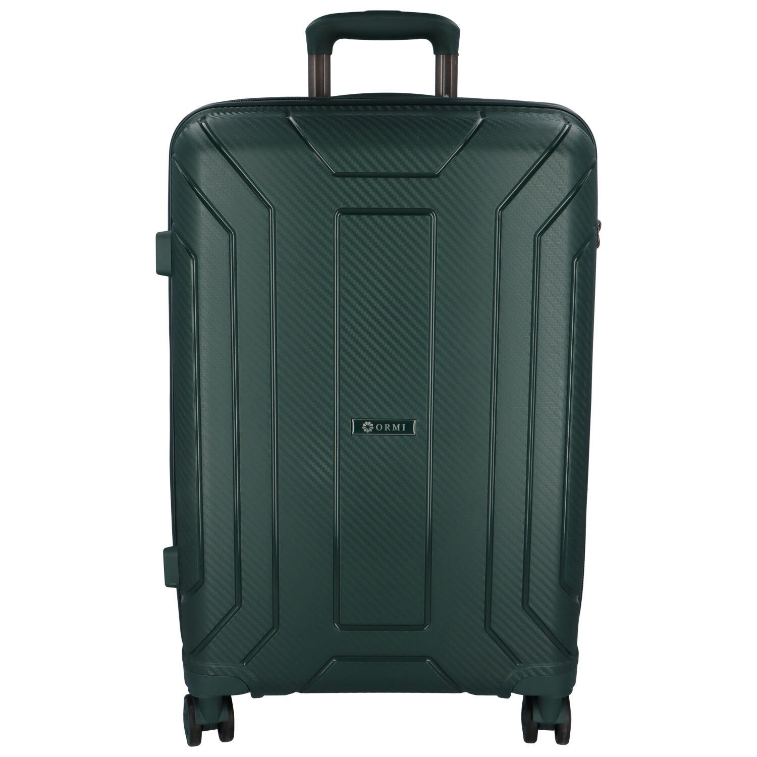 Cestovní plastový kufr Tulakk vel. L, tmavě zelený