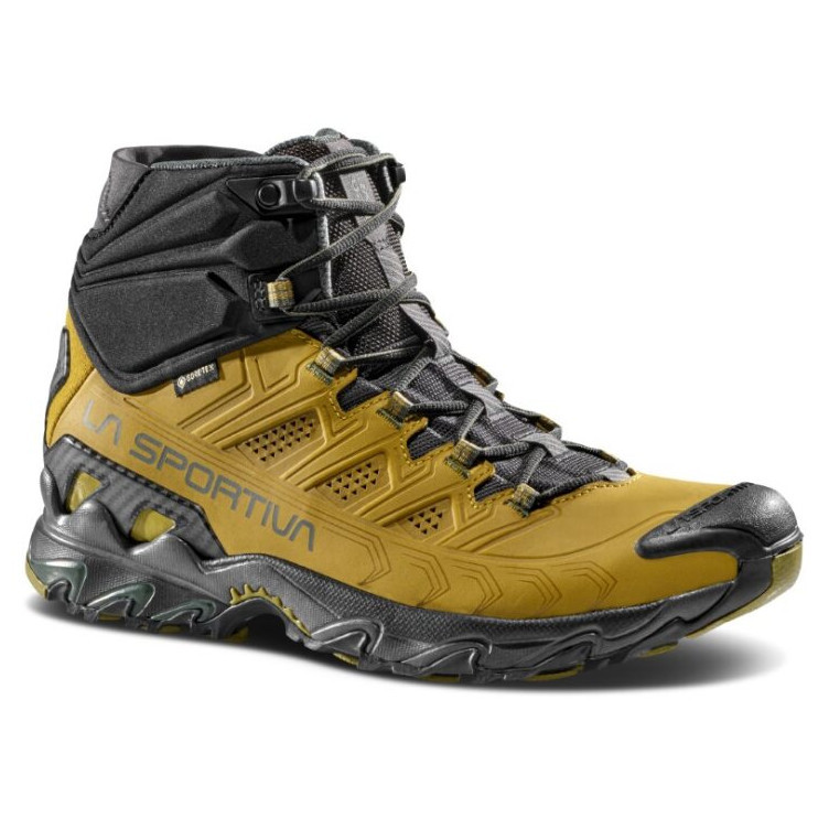 Pánské turistické boty La Sportiva Ultra Raptor II Mid Leather GTX Velikost bot (EU): 43,5 / Barva: žlutá/černá