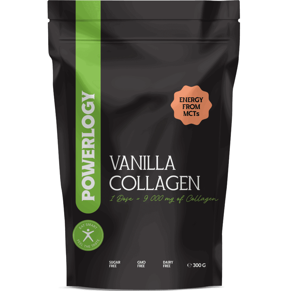 Kolagen 300 g, vanilka, prášek, Powerlogy