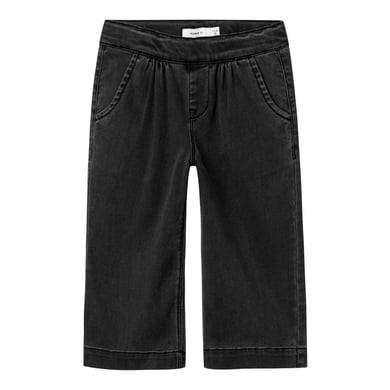 name it Black Široké džíny Nmfbella Denim