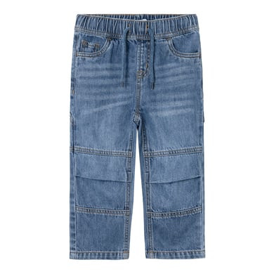 name it Jog Jeans Nmmryan Tmavě modrá džínovina