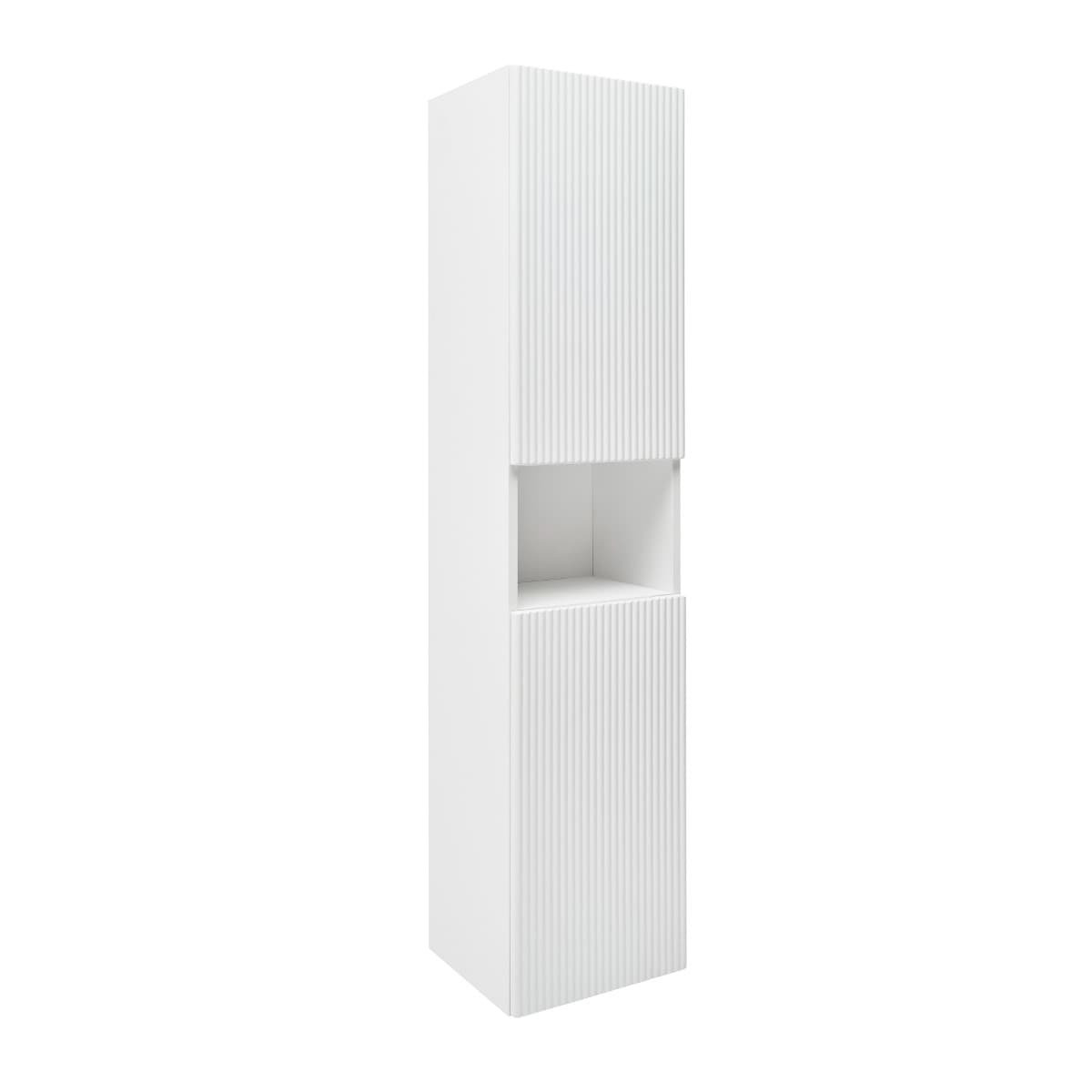 Koupelnová skříňka vysoká SAT Evolution 36x165x32 cm bílá matná mat SATEVOV36WM