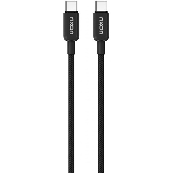 Rixon datový a nabíjecí kabel USB-C/USB-C nylon PD60W