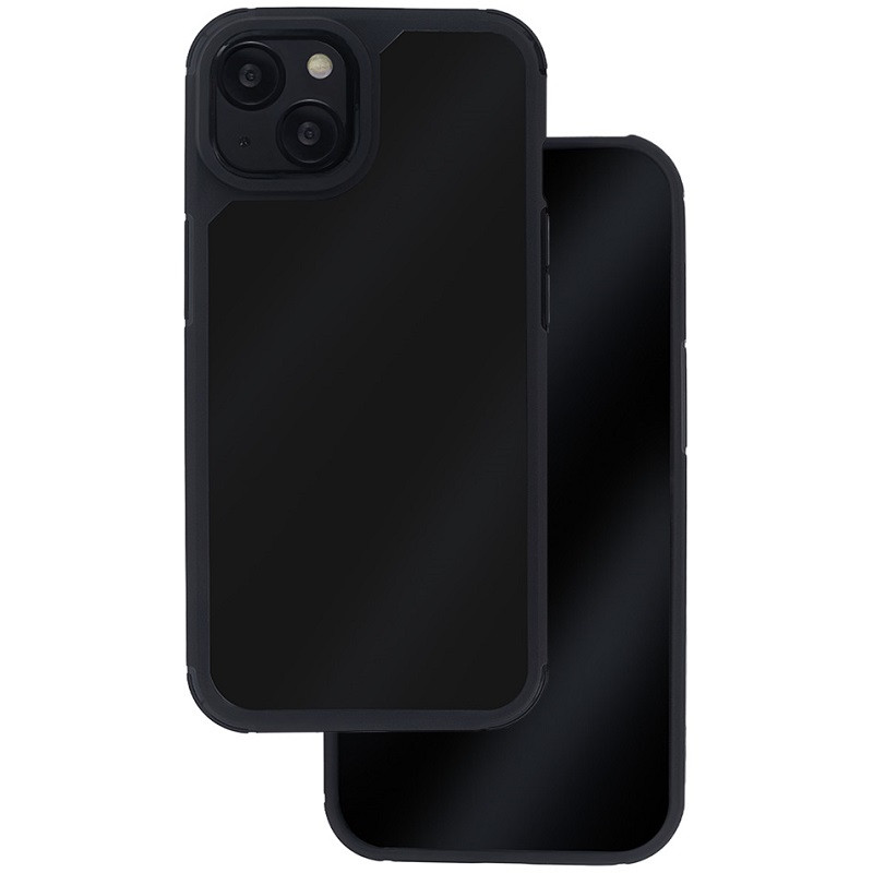 Pouzdro silikon Xiaomi Redmi 13 4G Armor Anti Drop čirá záda černý rám