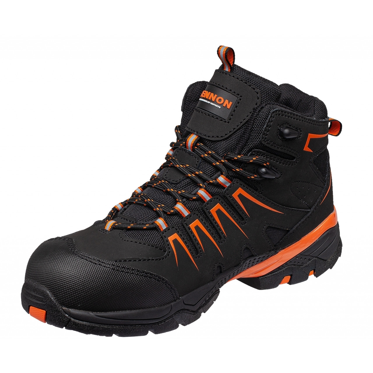 Boty pracovní Bennon Orlando XTR S3 NM High - černé-oranžové, 42