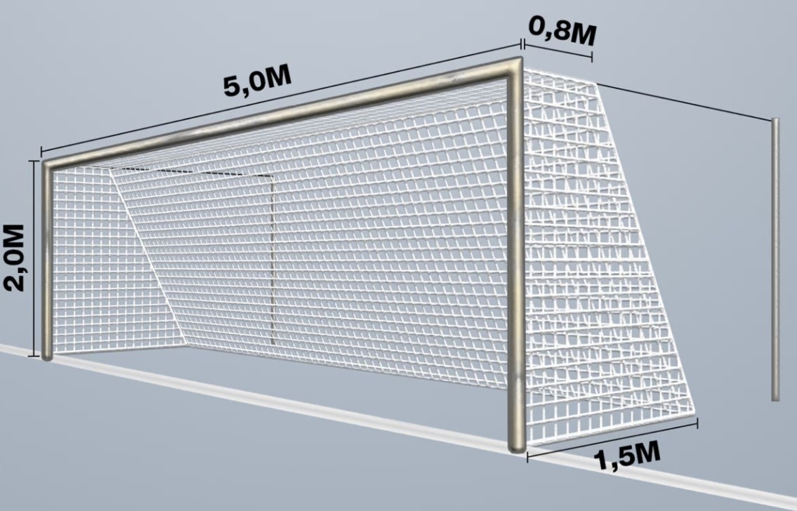 Triko Cawila Cawila Net 5,15x2,05m Tiefe 0,8x1,5m