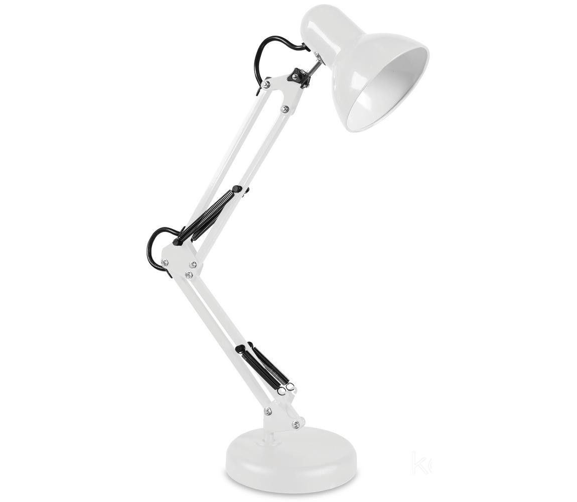 Stolní lampa AURIQ 1xE27/60W/230V bílá