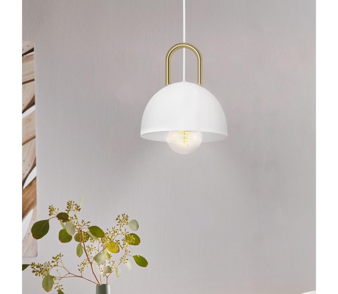 Eglo Eglo 99695 - Lustr na lanku CALMANERA 1xE27/40W/230V bílá