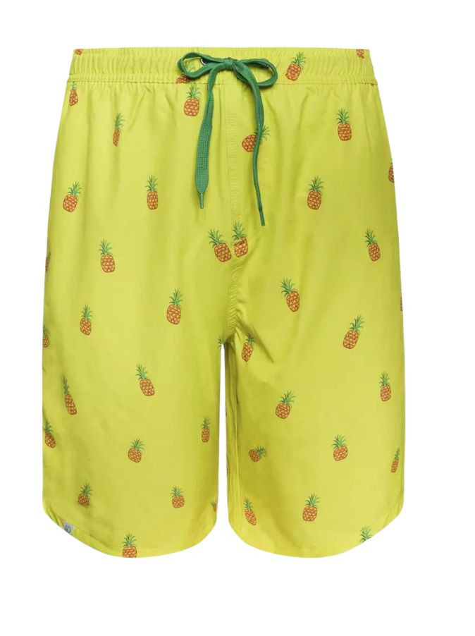 Veselé pánské plavky Dedoles Svěží ananas (D-M-BW-ST-C-RP-1591) XXL