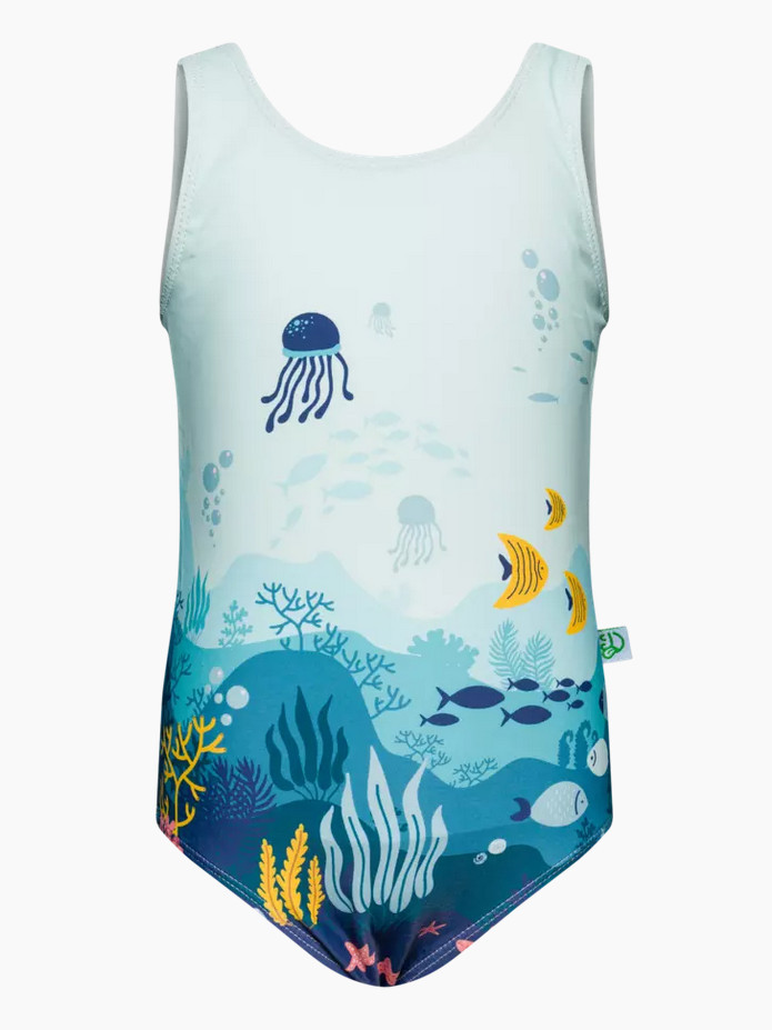 Veselé dívčí plavky Dedoles Korálový svět (D-K-BW-OPS-C-RP-1578) 2-4 roky