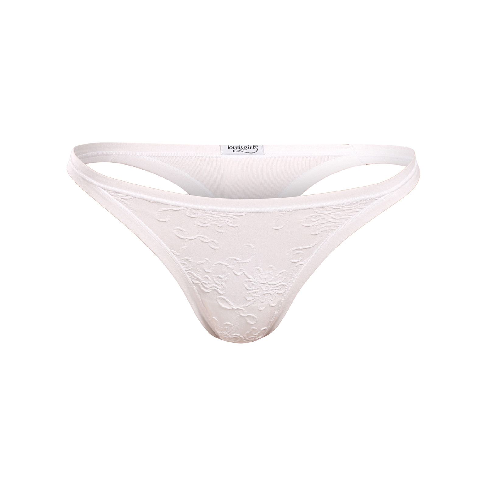 Dámská tanga Lovelygirl bílá (1992-white) M