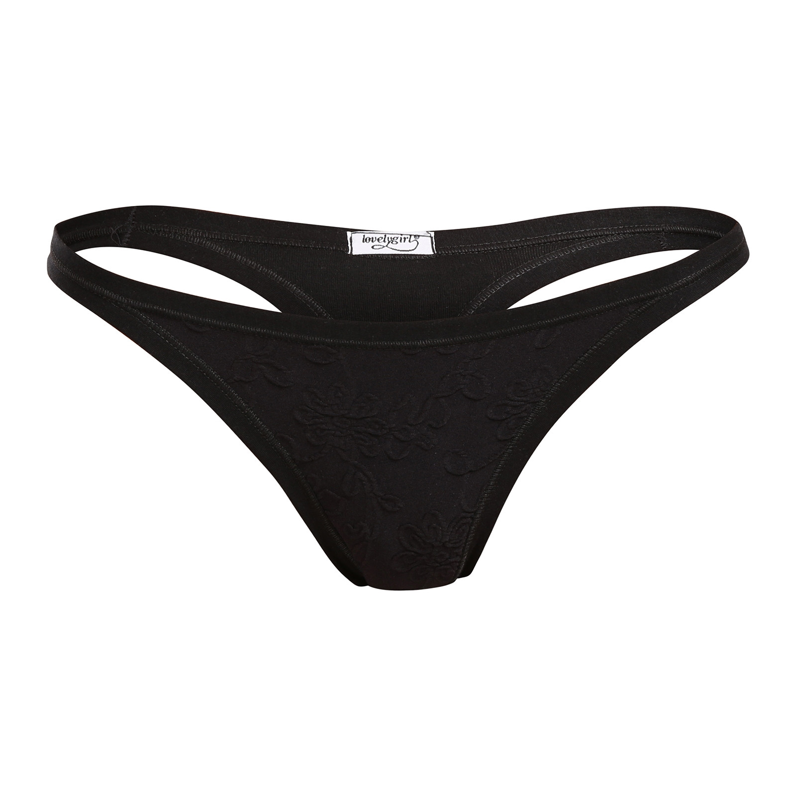 Dámská tanga Lovelygirl černá (1992-black) XL