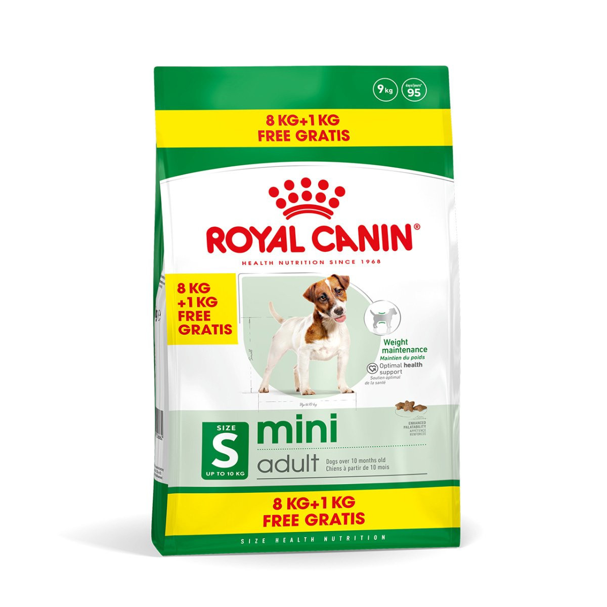 Royal Canin Mini Adult - 8 kg + 1 kg zdarma!