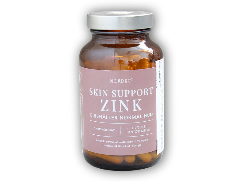 Nordbo Zink Skin Support 90 kapslí