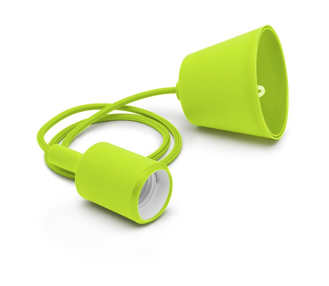 Lustr na lanku ROXY 1xE27/60W/230V zelená