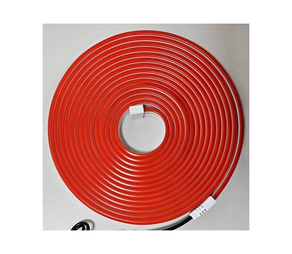 LED Flexibilní pásek NEON LED/10W/230V 5 m IP65 červená