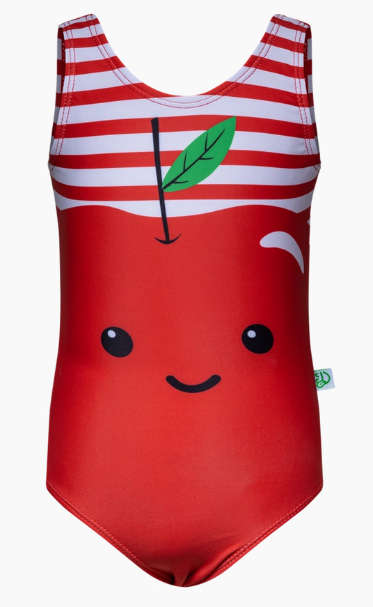 Veselé dívčí plavky Dedoles Jablko (D-K-SCL-S-OPS-C-1272) 2-4 roky