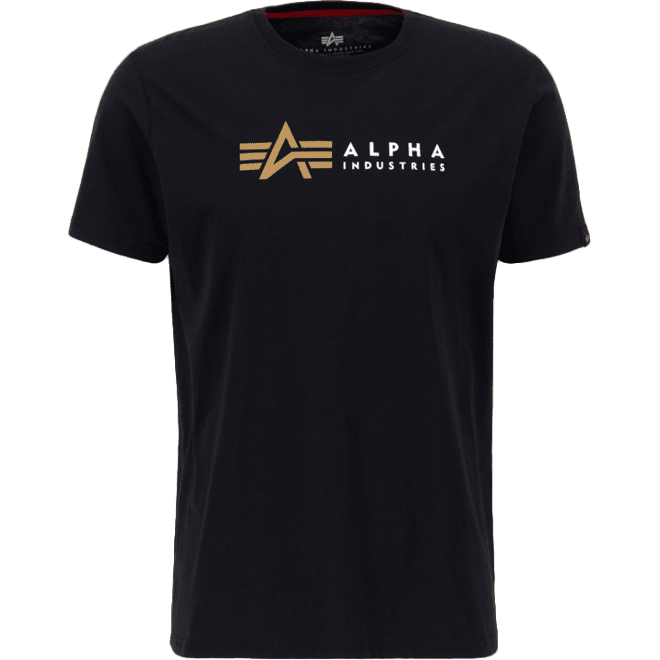 Alpha Industries Tričko  Label T černé S