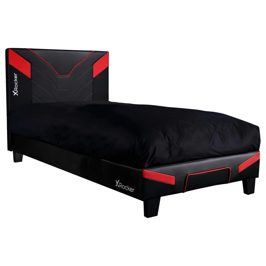 X Rocker POSTEL, 90/190 cm, červená, černá
