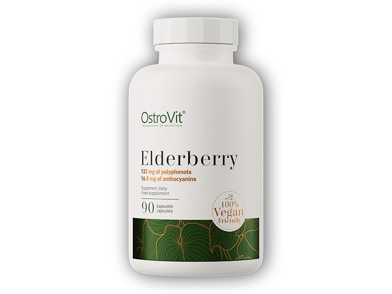 Ostrovit Elderberry extract vege 90 kapslí