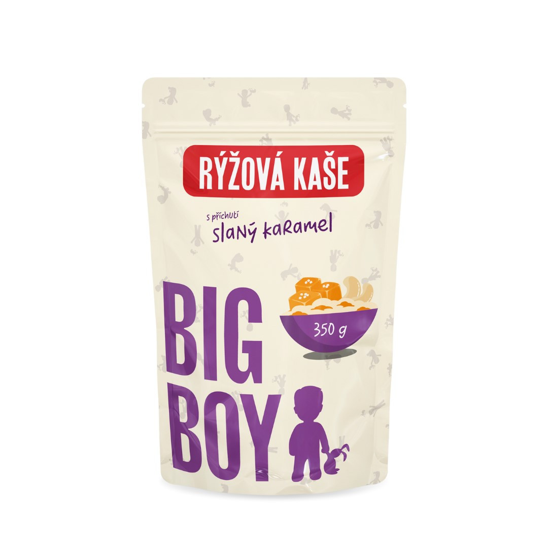 BIG BOY® RÝŽOVÁ KAŠE SWEET AND SALTY 350G EKO