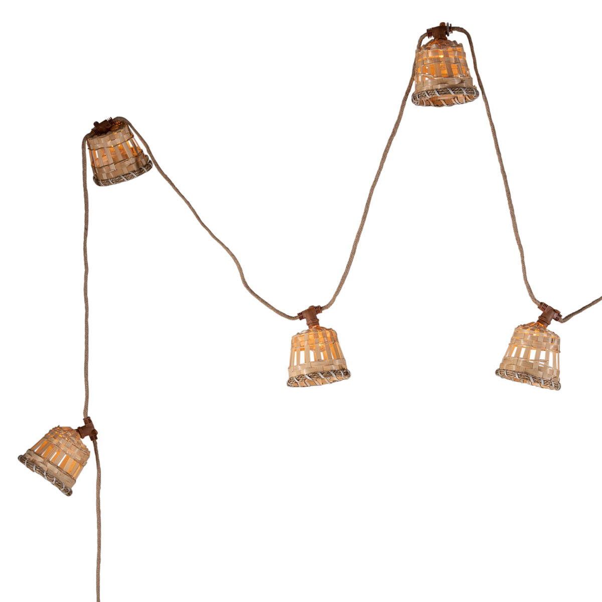 Moderní venkovní světelný řetěz 8M včetně LED 10 světel - Aurora