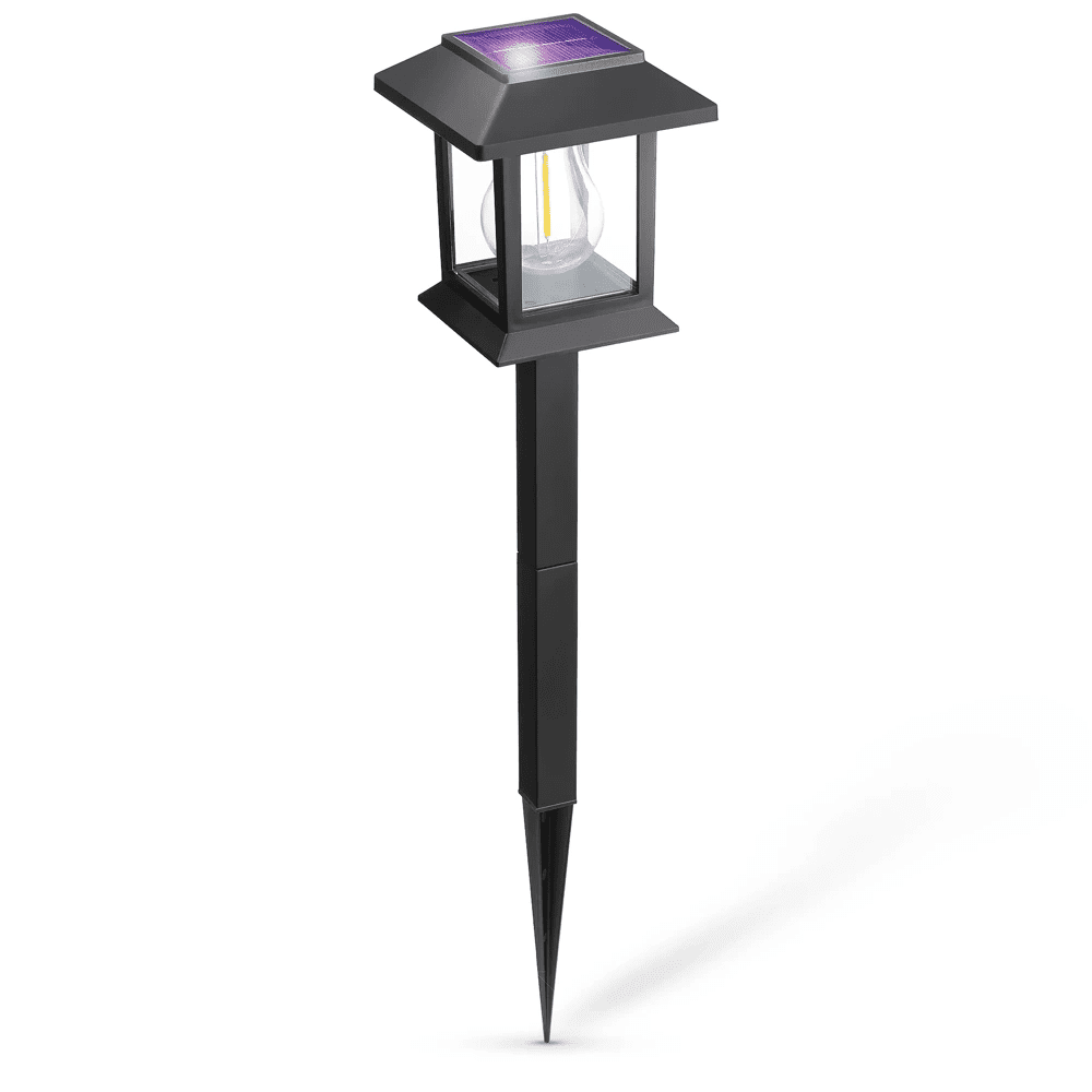 Interlook HK-115B | LED solární zahradní lampa | Zastrčený příspěvek