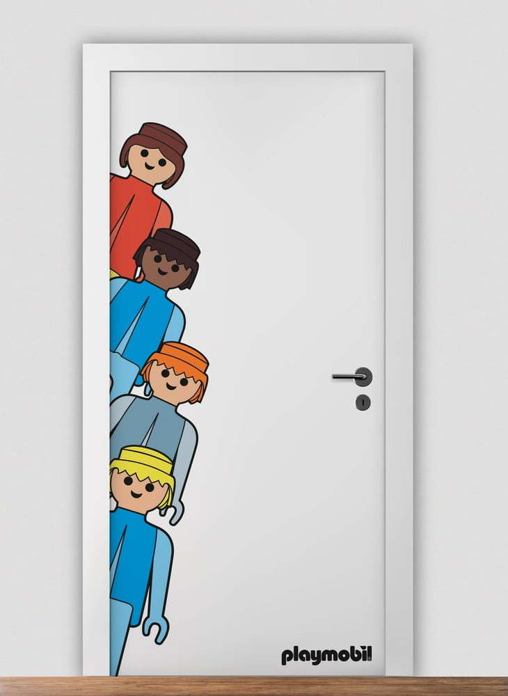 Samolepka na dveře 45x100 cm Puerta – Playmobil